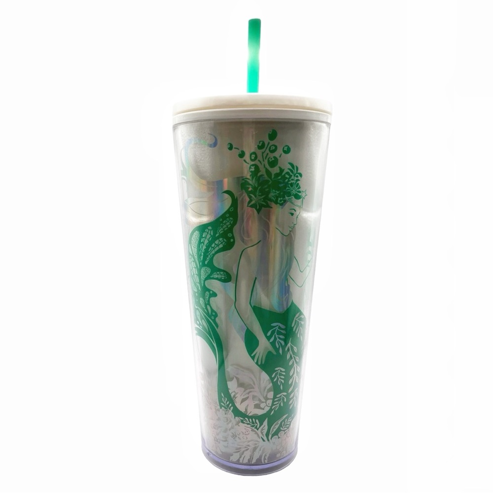 Starbucks Pearl & Green Siren Cold Cup Tumbler